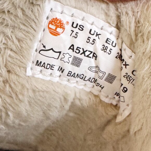 Timberland leather Brooke Valley Winter Boots Size 7.5 New - Picture 7 of 8